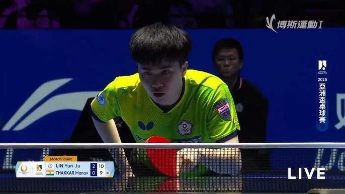 WTT新加坡大滿貫賽：林昀儒直落三勝出，強勢晉級16強