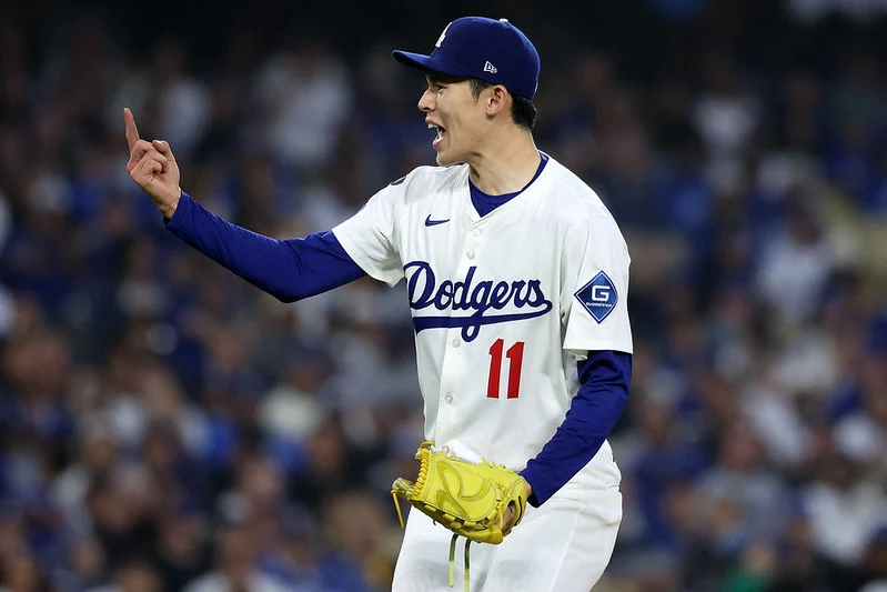 佐佐木朗希完美演出！7局狂飆8K助道奇橫掃天使，大谷翔平猛打賞錦上添花