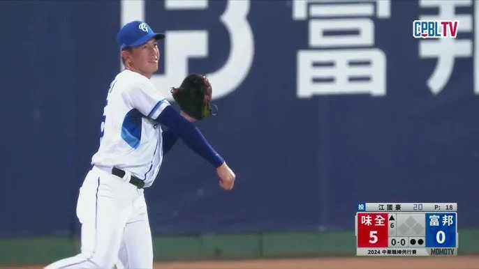 富邦悍將江國豪睽違兩年奪先發勝投，兌現承諾獻給教練團